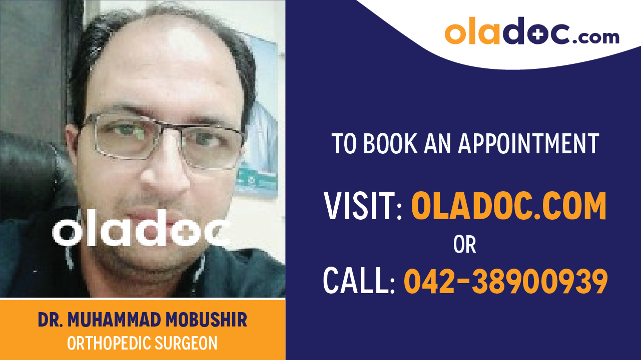 Book appointment with Dr.Muhammad Mobushir-best Orthopedic Surgeon in Rawalpindi